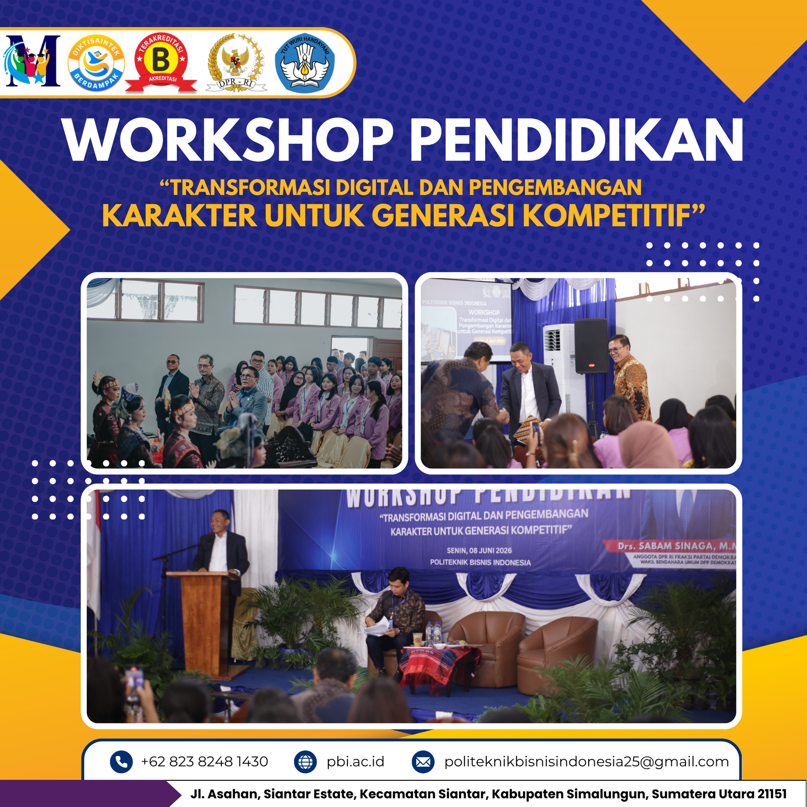 Workshop Pendidikan: Transformasi Digital dan Pengembangan Karakter untuk Generasi Kompetitif 🚀📚